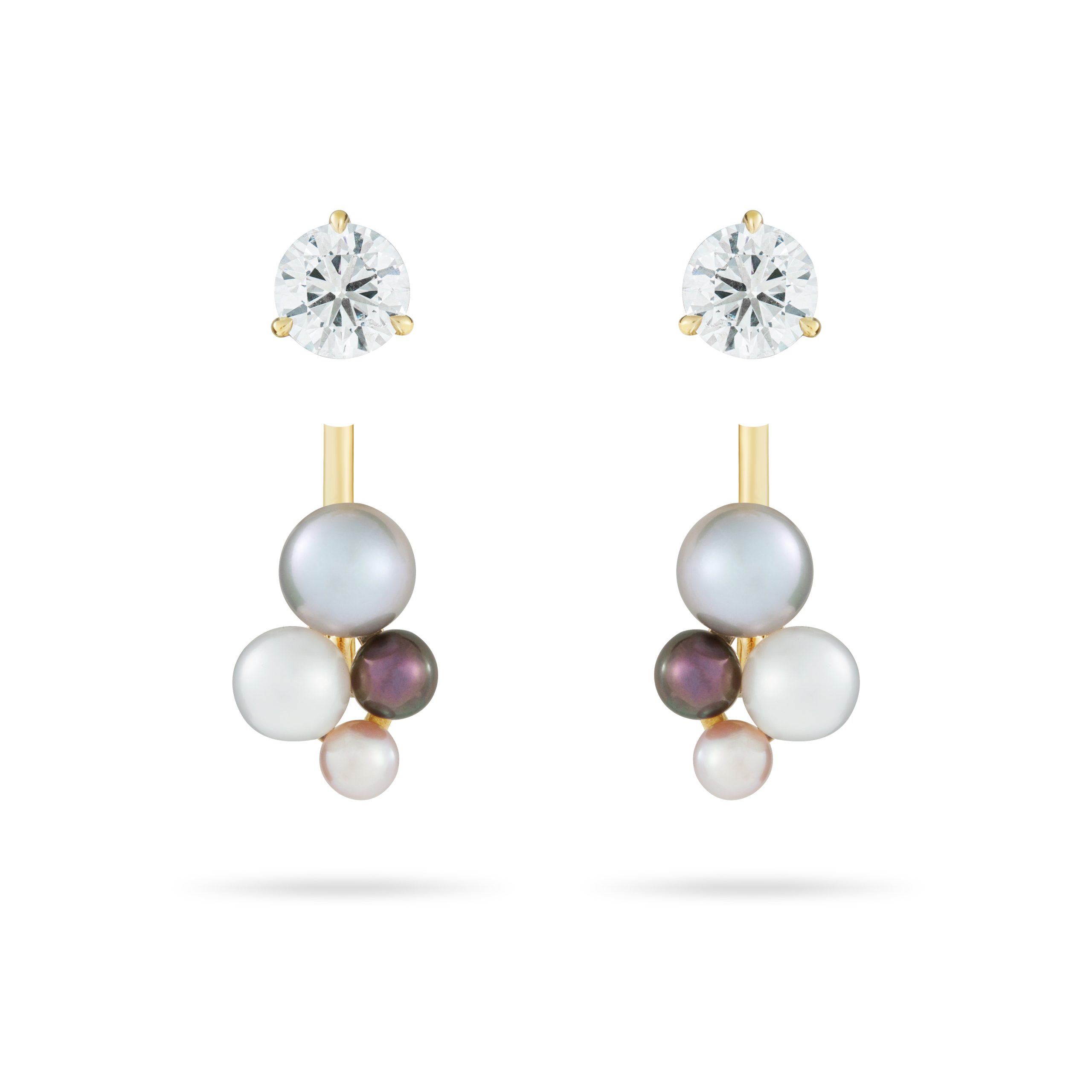Bespoke pearl earring drops